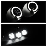 Spyder Chevy Cobalt 05-10 Projector Headlights LED Halo LED Blk Smke PRO-YD-CCOB05-HL-BSM 5078285