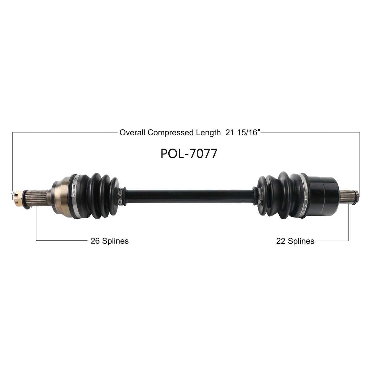 OPEN TRAILOe 2.0 Axle FrontPOL-7077