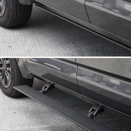 Go Rhino 22-23 Toyota Tundra CrewMax Cab 4dr E-BOARD E1 Electric Running Board Kit - Tex. Blk 20443587PC