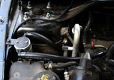J&L 10-18 Ford Taurus Sho EcoBoost V6 Passenger Side Oil Separator 3.0 - Clear Anodized 3023P-C