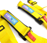 NRG 5PT 3in. Seat Belt Harness / Cam Lock - Yellow SBH-B6PCYL