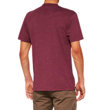 100% Icon T-Shirt - Maroon - Large 20000-00032