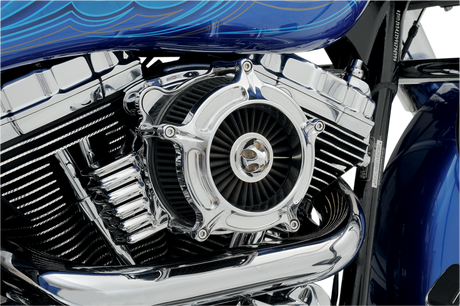 RSD Turbine Air Cleaner - Chrome - Throttle By Wire 0206-2038-CH