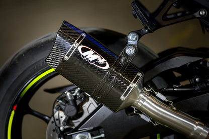 M4 Exhaust Tech 1 Carbon Fiber Slip On 2017-2023 GSXR1000 SU9144