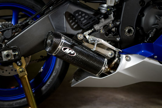 M4 Exhaust Full Titanium System Carbon Fiber Canister  R6 2006-2020 YA6974T