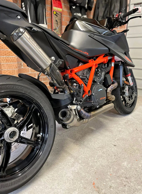 Vandemon  KTM Superduke 1290/1390R/RR Twin Shot Titanium Exhaust System KTM129SDTIEXHPB VA-63