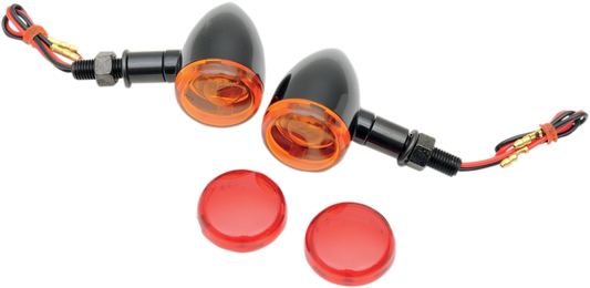 DRAG SPECIALTIES Mini-Duece Marker Light Kit - Amber/Red 20-6390BA/RI