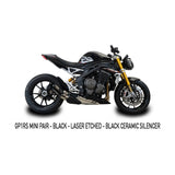 Austin Racing GP1RS 2021 - 2025 1200 SPEED TRIPLE SILENCER BOX DELETE RACE EXHAUST SYSTEMS  AR59