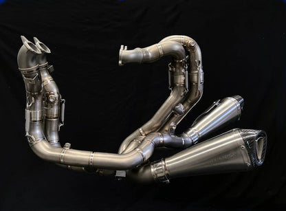 Vandemon  Ducati V4 / V4R Panigale & Streetfighter Full Titanium Exhaust system 2023-2024 SKU: DUCV4TIEXHSYSNC