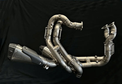 Vandemon  Ducati V4 / V4R Panigale & Streetfighter Full Titanium Exhaust system 2023-2024 SKU: DUCV4TIEXHSYSNC