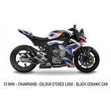 Austin racing 2020 - 2025 M 1000 R/RR COMPLIANT & RACE  SLIP-ON EXHAUST SYSTEM AUR43