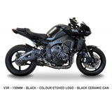 Austin Racing GP3 2022 - 2025 Yamaha MT10/FZ10 GP3 Belly Exit De-Cat Race Exhaust Systems  AR71-3