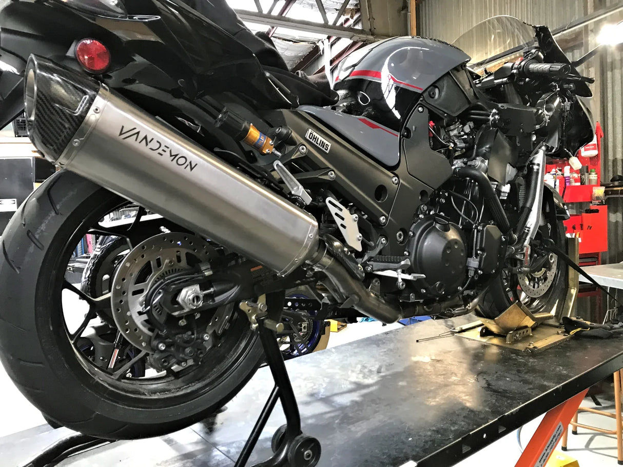 Vandemon Kawasaki ZZR1400, ZX14R Vandemon Titanium Exhaust System 2012-2024  KAWAZX14RTIEXHA VA-135