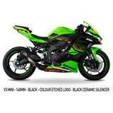 Austin Racing    SLIP-ON COMPLIANT & RACE exhaust for 2023- 2025  KAWASAKI ZX4R/RR