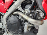 Graves MotorSports Honda CRF450RL / L / X 2019-2025 Full Exhaust Aluminum - Black EXH-19C4X-FTAK