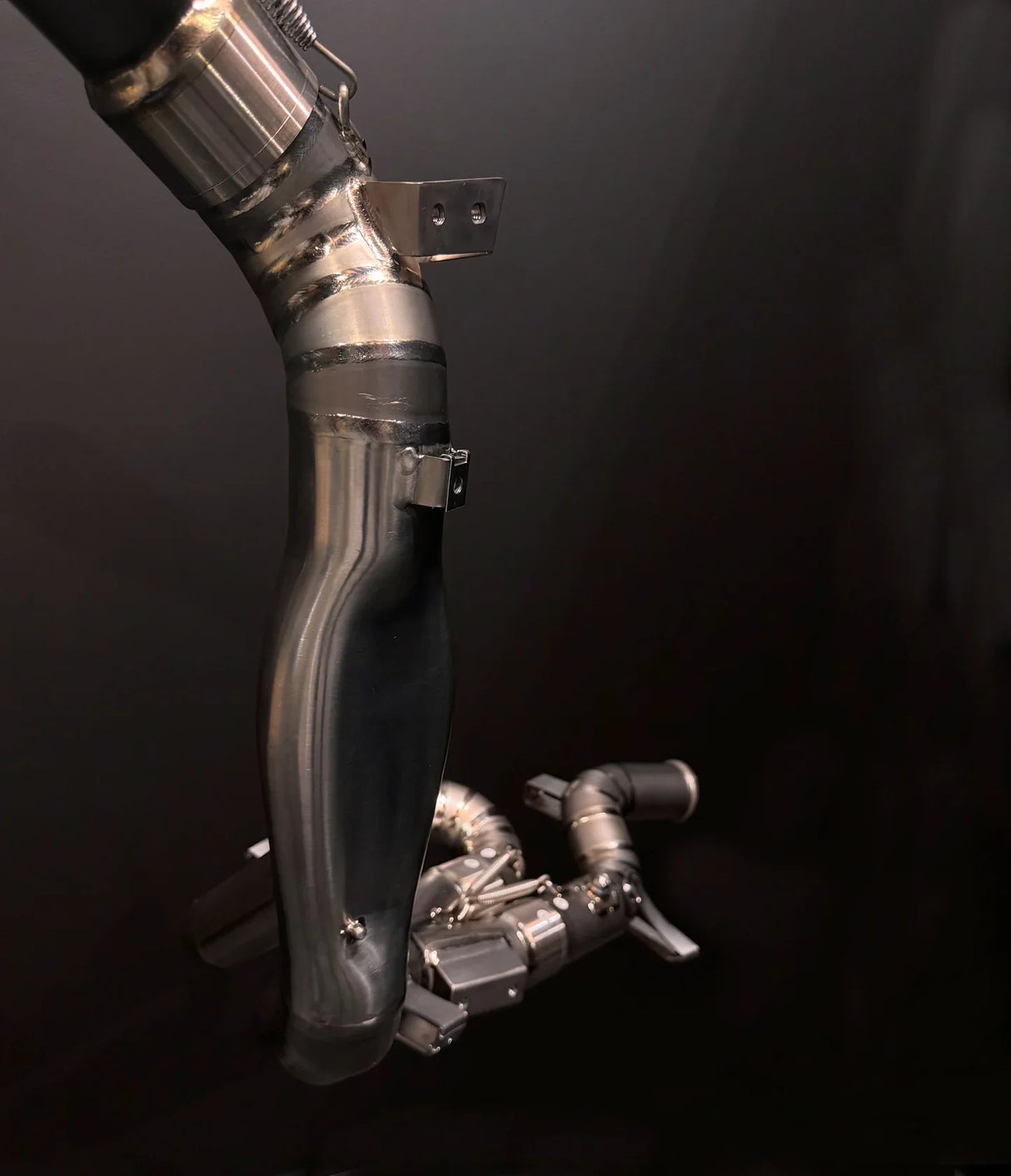 Vandemon Ducati Panigale V4/ V4S Titanium High Mount Slip-On 2025-2026 DUCV4PANTIMUFHMA VA-176