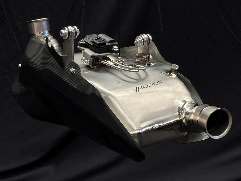 Vandemon Ducati Panigale V4 / V4S V4 2025  2026 Vandemon Bimodal Stealth Titanium Slip-On DUCV4PANTIEXHMUFWVD VA-162