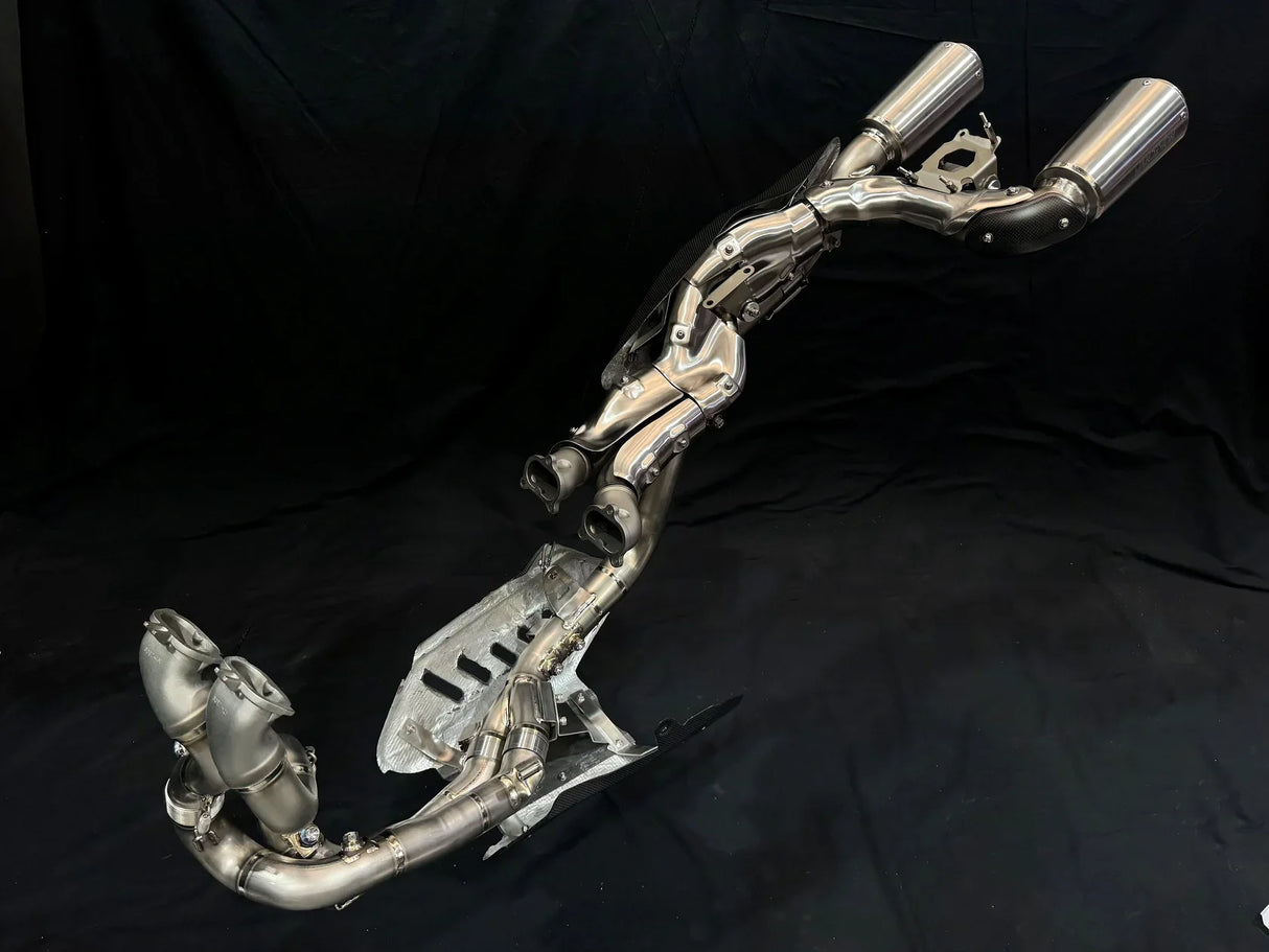 Vandemon Ducati Panigale V4 and V4S 2025-2026 High Mount Race Exhaust System   DUCV4PANHMEXHMESB VA-90