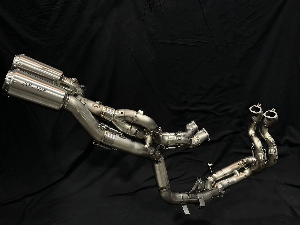 Vandemon Ducati Panigale V4 and V4S 2025-2026 High Mount Race Exhaust System   DUCV4PANHMEXHMESB VA-90