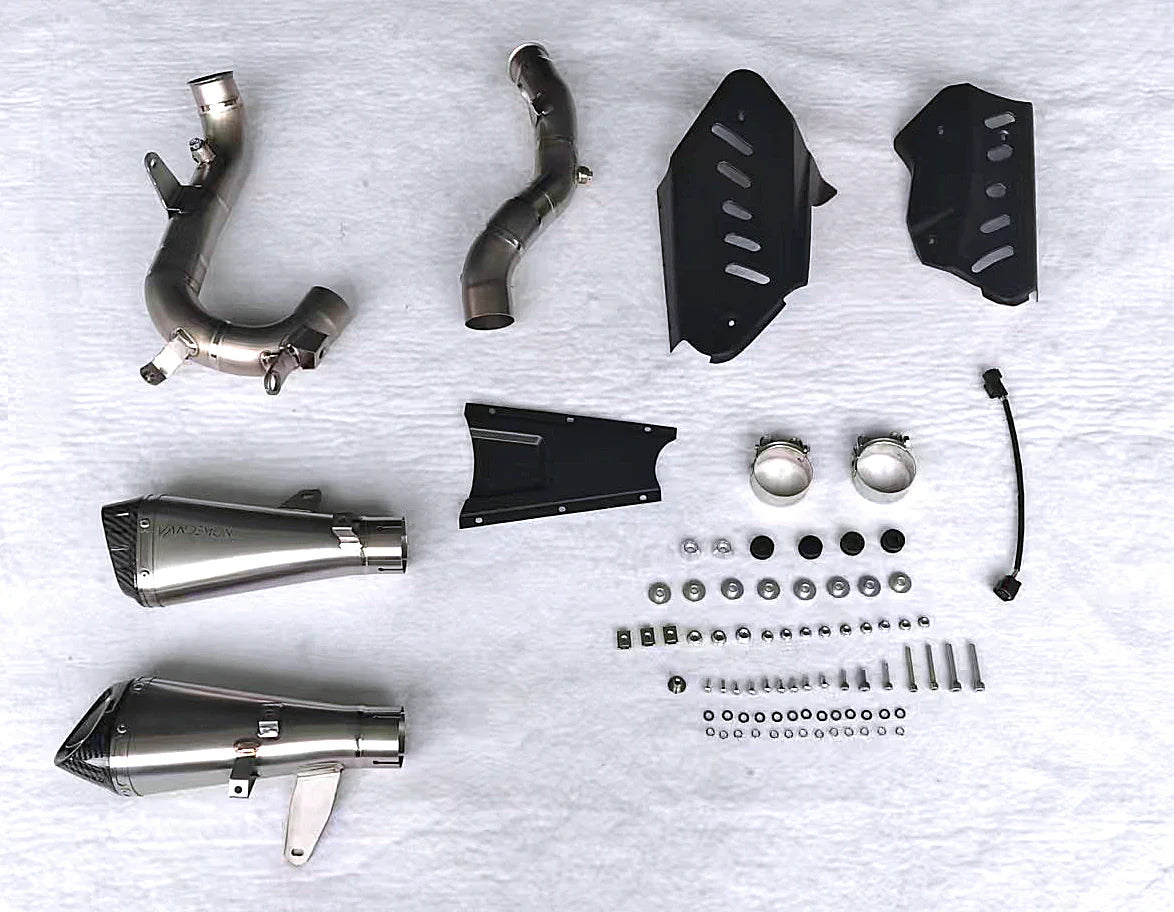 Vandemon Ducati Panigale V4 V4S Vandemon All Titanium LM Slip-On 2025 DUCV4PANTIMUFFLMA VA-163