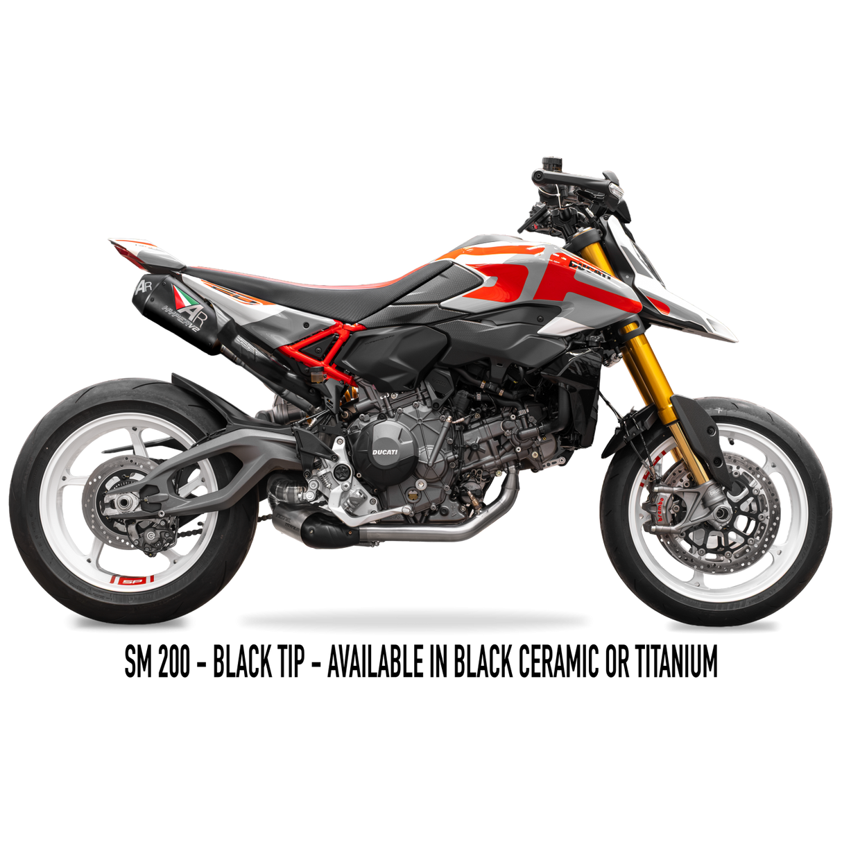 Austin Racing 2026 DUCATI HYPERMOTARD V2 dB COMPLIANT FULL SYSTEM AR118