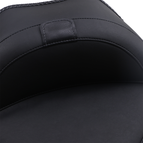 MUSTANG Wide Solo Seat - With Backrest - Vintage - Black - Smooth 79742