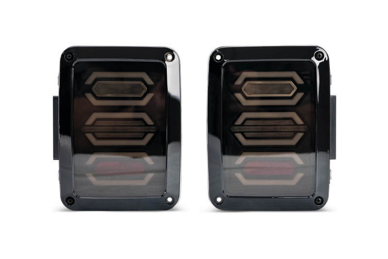 DV8 Offroad 07-18 Jeep Wrangler JK Octagon LED Tail Light TLJK-02