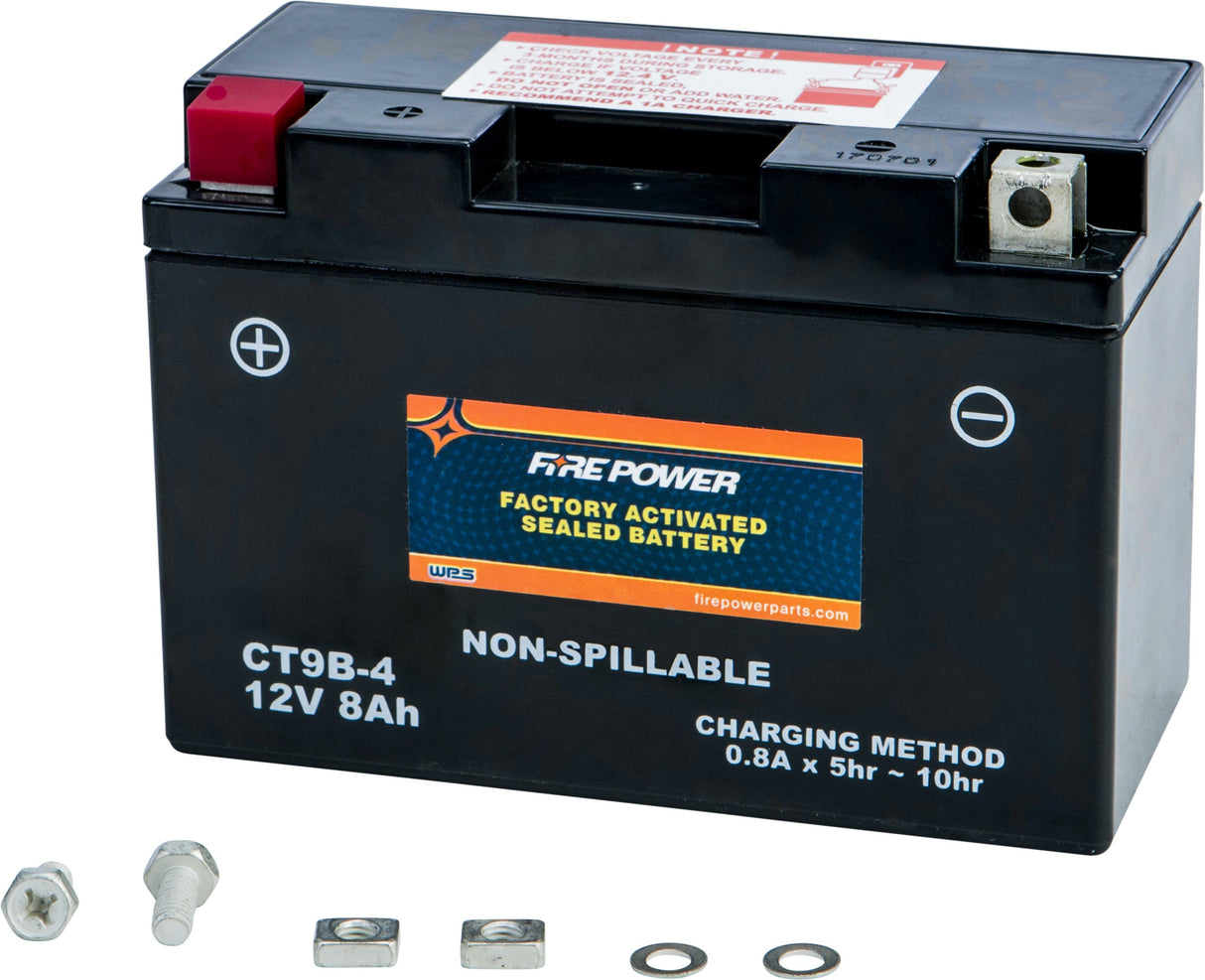 FIRE POWER Battery Ctz8v Sealed Factory Activated CTZ8V