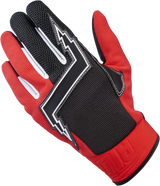 BILTWELL Baja Gloves - Red - Large 1508-0801-304