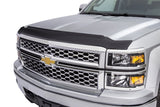 AVS 15-18 GMC Sierra 2500 (Excl. Induct Hood) Aeroskin II Textured Low Profile Hood Shield - Black 436085