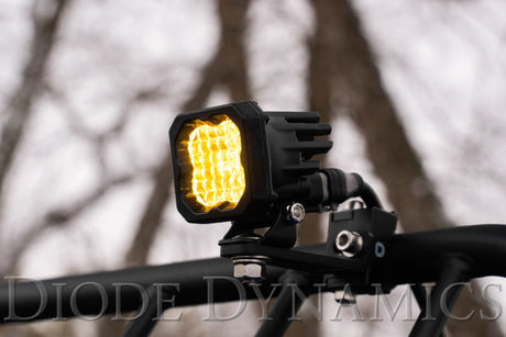 Diode Dynamics Stage Series C1 LED Pod Sport - Yellow Wide Standard ABL (Pair) DD6443P