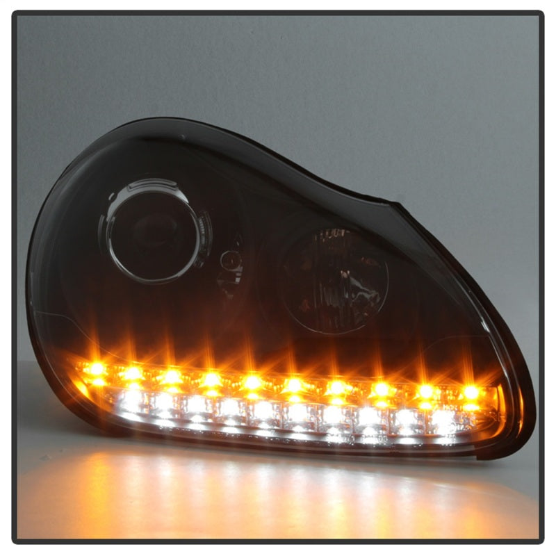 Spyder Porsche Cayenne 03-06 Projector Xenon/HID Model- DRL LED Blk PRO-YD-PCAY03-HID-DRL-BK 5080967
