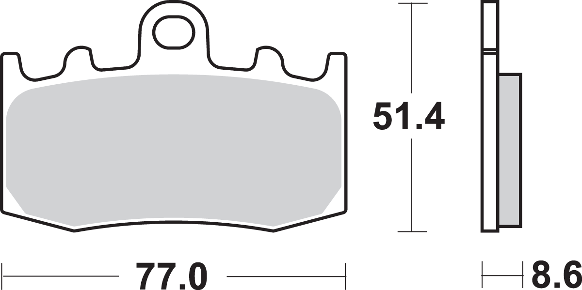 SBS HS Brake Pads - BMW - 796HS 796HS