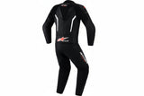 ALPINESTARS GP Force v2 2-Piece Leather Suit - Black/White/Red Fluo - US 48 / EU 58 3160126-1231-58