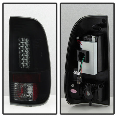 Spyder 08-16 Ford Super Duty LED Tail Lights Black Smoke ALT-YD-FS07-LED-BSM 5083296