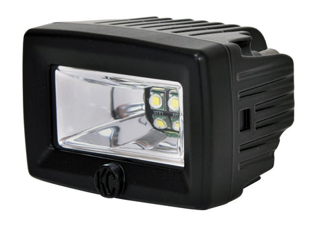KC HiLiTES C-Series 2in. C2 LED Light 20w Area Flood Beam (Single) - Black 1328