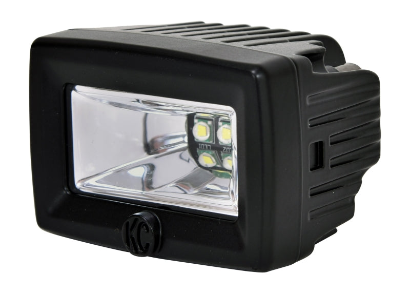 KC HiLiTES C-Series 2in. C2 LED Light 20w Area Flood Beam (Pair Pack System) - Black 328