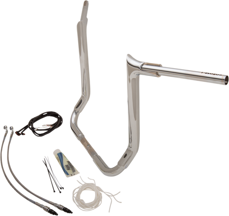 FAT BAGGERS INC. Handlebar Kit - Pointed Top - 16" - Chrome 809216