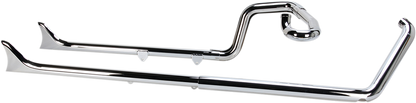 BASSANI XHAUST Fishtail Exhaust - 36" - Softail 1S26E-36