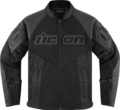 ICON Mesh AF™ Leather Jacket - Black - XL 2810-3900