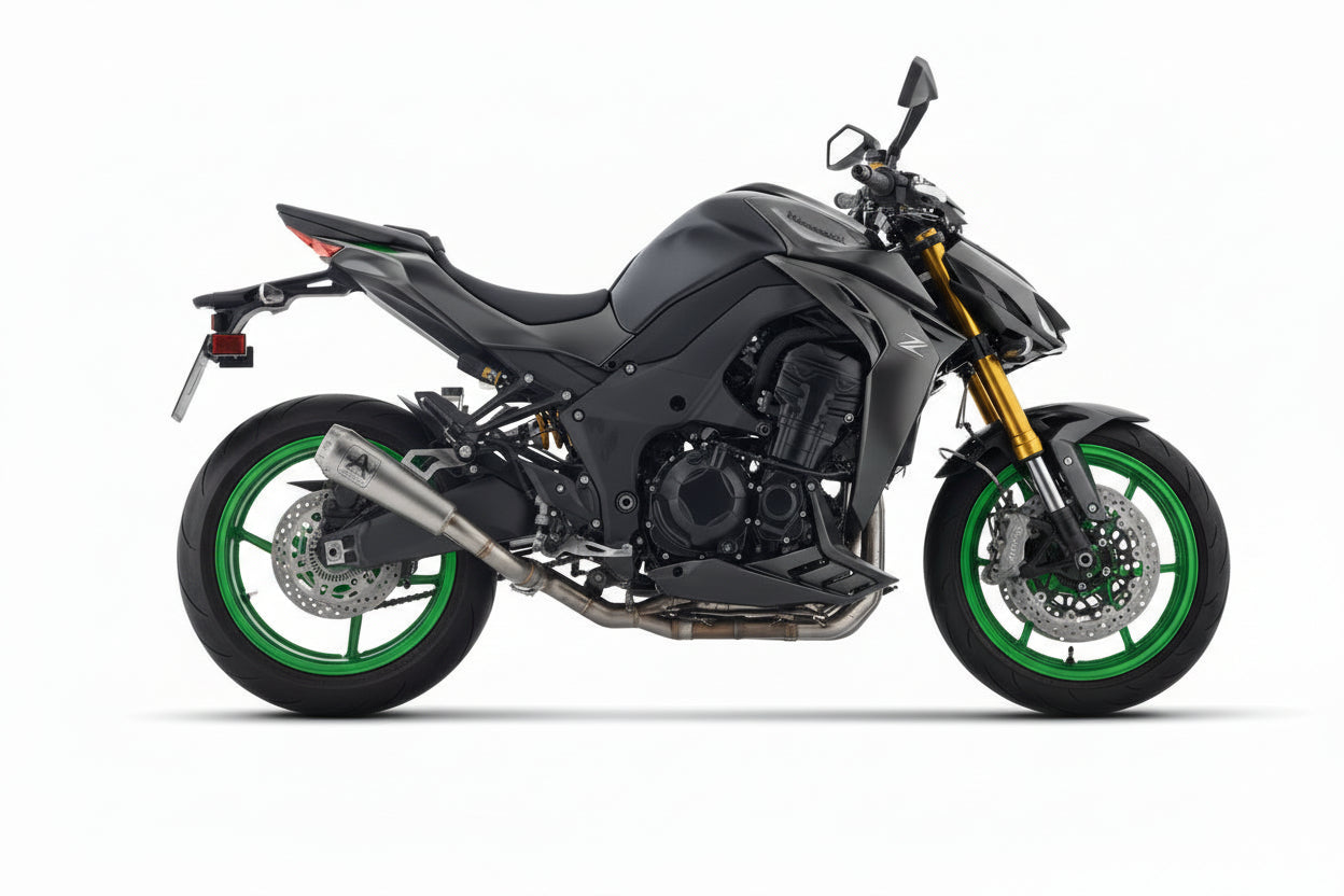 Arrow Kawasaki Z1100 / Z1100se E5+ 25/26 Pro-Race Nichrom "Dark" Exhaust - 77507pr