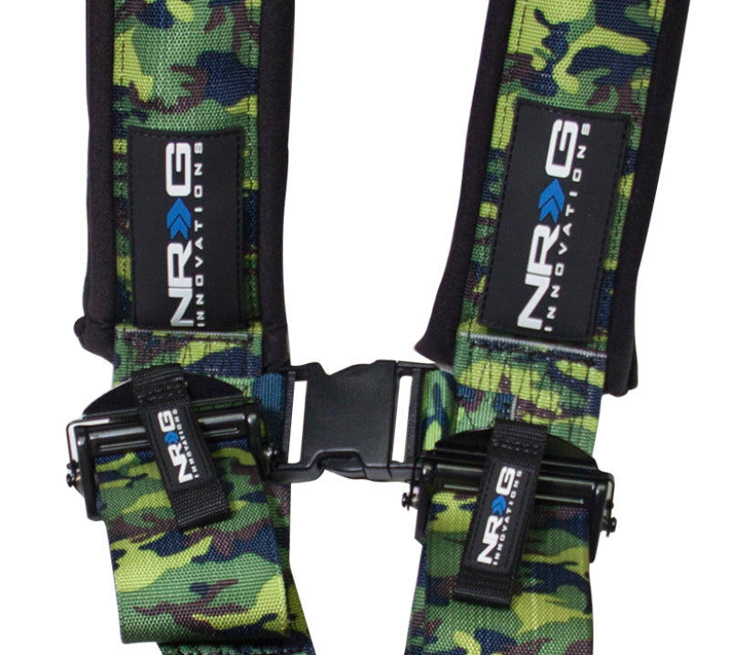 NRG SFI 16.1 5pt 3in. Seat Belt Harness/ Latch Link - Camo SBH-5PCCAMO-620