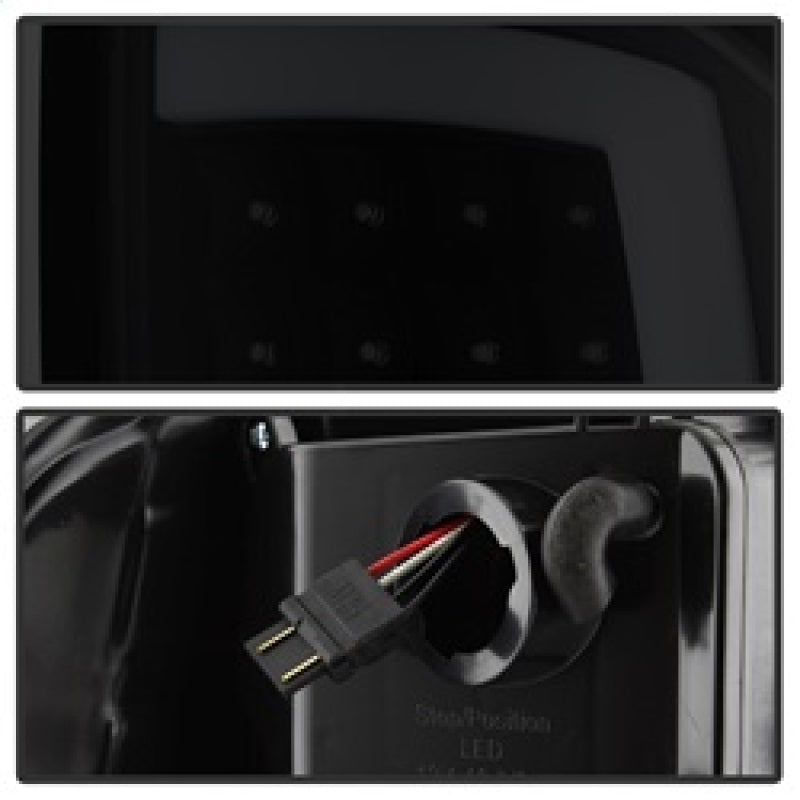 xTune 07-13 GMC Sierra 1500 LED Tail Lights - Black Smoke (ALT-ON-GS07-G2-LED-BSM) 9038518