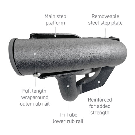 Go Rhino Dominator Xtreme DT Side Steps - Tex Blk - 80in. (Boards ONLY/Brackets Req.) DT60080T