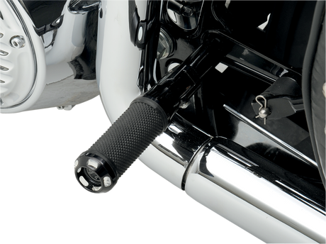 PERFORMANCE MACHINE (PM) Apex Footpegs - Straight - Black 0035-1097-BM
