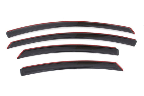 AVS 11-14 Hyundai Sonata Ventvisor In-Channel Front & Rear Window Deflectors 4pc - Smoke 194261