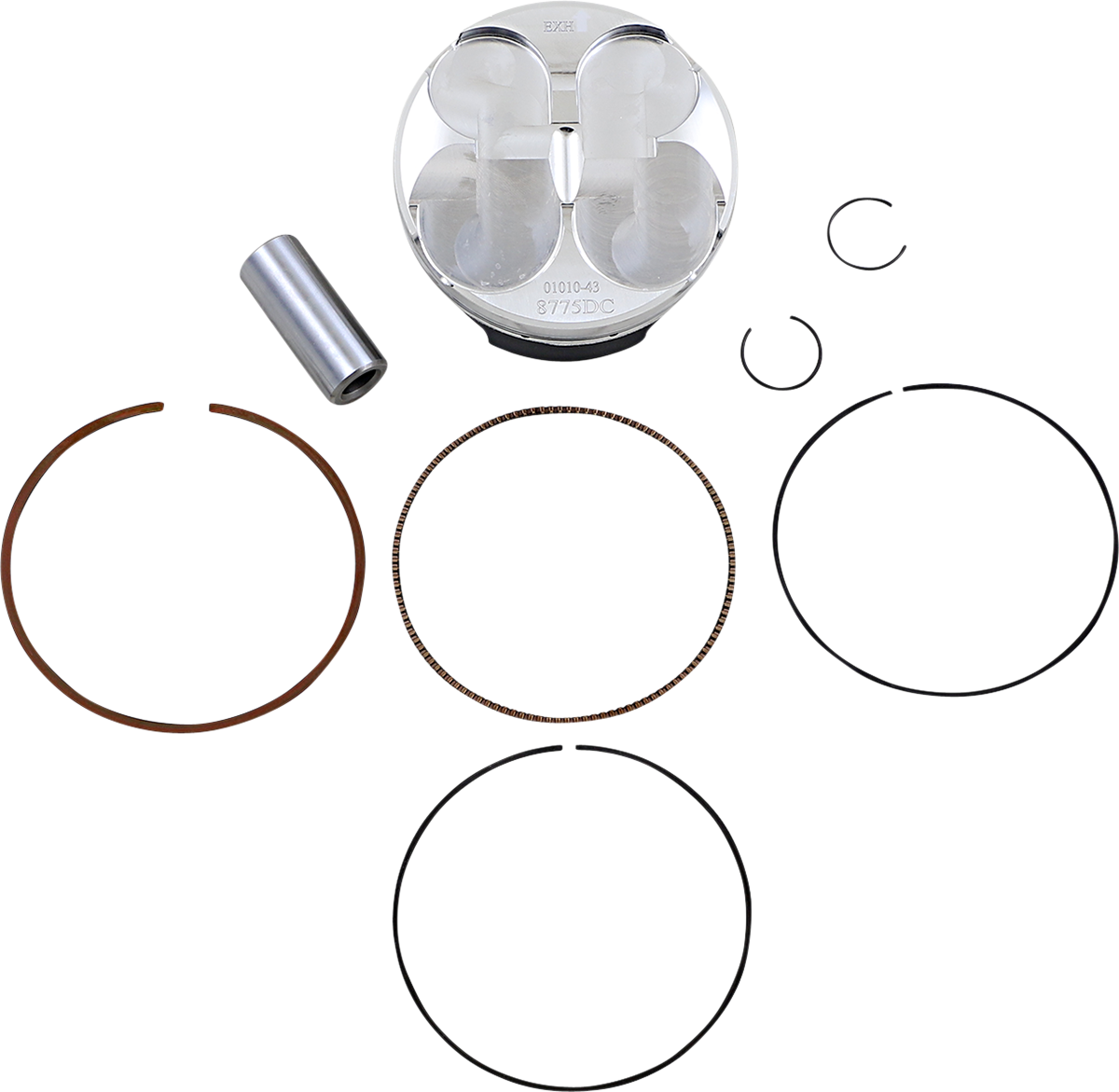 WOSSNER Piston Kit - CRF250R - 76.78 mm 8775DC