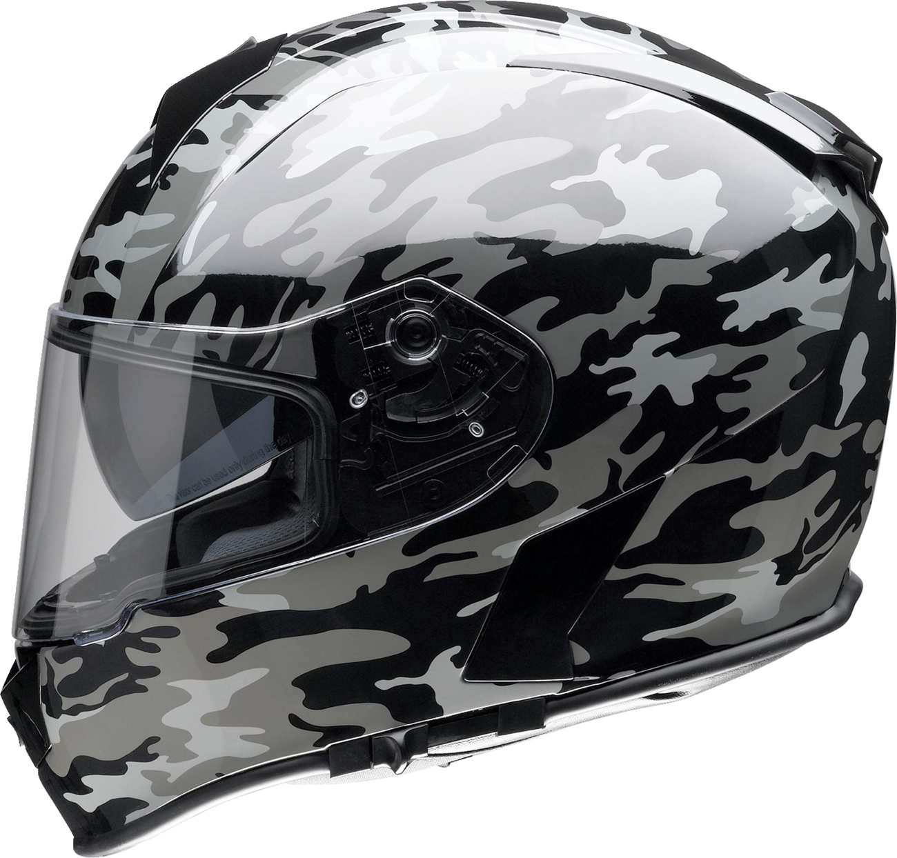 Z1R Warrant Helmet - Camo - Black/Gray - XS 0101-14365