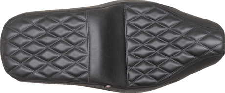 MUSTANG Squareback Seat - Black - Double Diamond - Rebel 300/500 '17-'23 84003