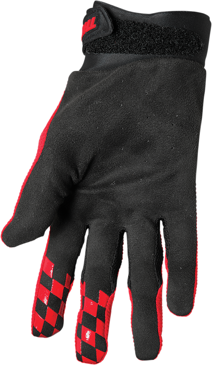 THOR Draft Gloves - Red/Black - XS 3330-6788